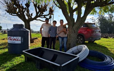 El proyecto que permite que ganaderos sean más eficientes y cuidadosos en el uso del agua del Santa Lucía